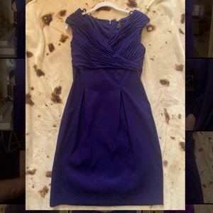 Alex Evenings navy blue dress